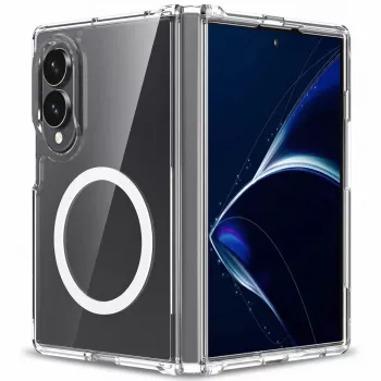 Husă Tech-Protect Flexair Hybrid MagSafe pentru Samsung Galaxy Z Fold 8 - Transparent