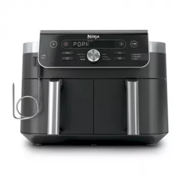 Ninja Dual Zone XL DZ950EU Friteuză cu aer cald 9,5 L 2470 W, negru/gri
