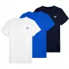 Tricou bărbați 4F M4479, alb/albastru/bleumarin, 2XL (4FWSS26TTSHM4479)