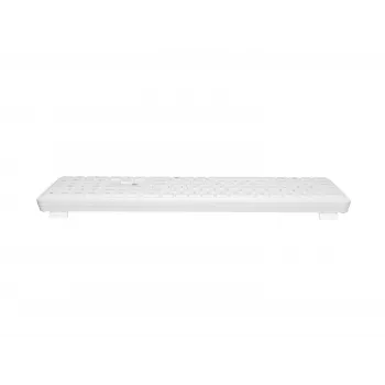NATEC Tang US Tastatură wireless Bluetooth + 2,4 GHz Silent Slim, albă