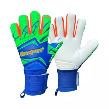 Mănuși de portar 4Keepers Force V5.25 Twist HNC albastru-verde mărimea 9.5