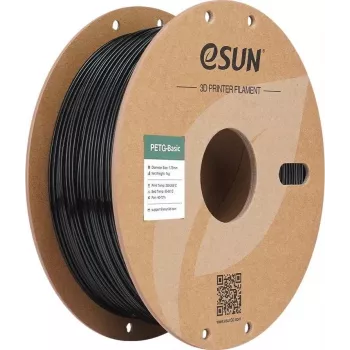 Filament 3D ESUN PETG 1,75mm negru 1kg