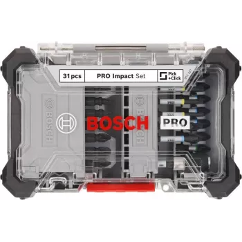 Set de biți de șurubelniță Bosch PRO Impact Control 31 piese PH PZ T TH H 25 mm 2608521U71