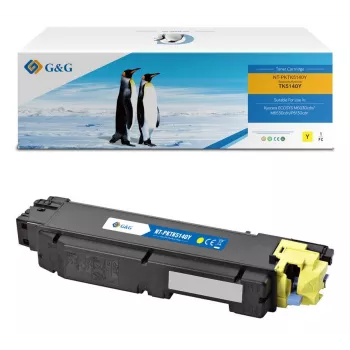 Cartuș de toner compatibil G&G pentru Kyocera TK-5140Y (galben, 5 000 pagini) 17187