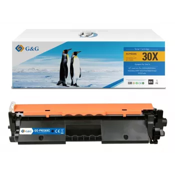 Cartuș de toner XL G&G înlocuitor pentru HP 30X/CF230X cu cip original (15306)