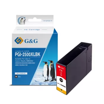 Cartuș de cerneală compatibil G&G pentru Canon PGI-2500XLBK (9859) - negru cu randament ridicat