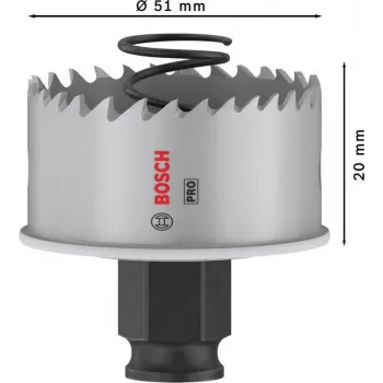 Fierăstrău circular Bosch Progressor pentru lemn și metal 51 mm cobalt 2608594455