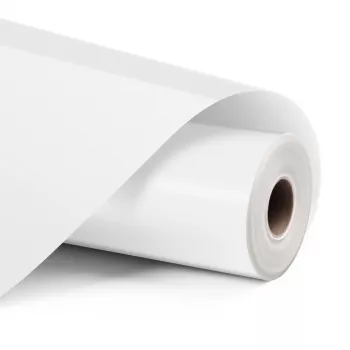 Folie adezivă permanentă din vinil LOKLiK mată albă 12 m x 30,5 cm (SG-JST-0035-US-L-B2B)