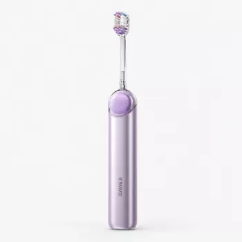Periuță de dinți electrică sonică RANVOO PQ5 Pure Sonic, violet, 5 moduri, 4 capete de periere, încărcare USB