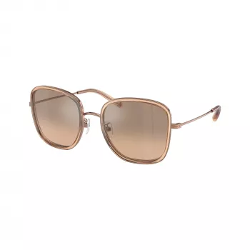 Ochelari de soare damă Tory Burch TY6101 33683D, ramă Dark Havana, lentile Brown Gradient, 53mm