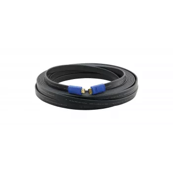 Cablu HDMI plat High Speed cu Ethernet Kramer C-HM/HM/FLAT/ETH-6, 1,8 m, negru 97-01014006
