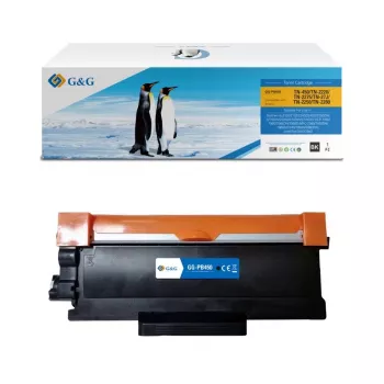 Cartuș de toner compatibil G&G pentru Brother TN-2220/TN-2010, negru, 2.600 pagini (13978)
