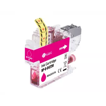 Cartuș de cerneală compatibil G&G Brother LC422M magenta (550 pagini) 20582