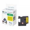 Bandă de etichetat din vinil G&G 12mm x 5,5m negru pe galben pentru Dymo Rhino 18432 RL-D-Vi-18432-BK/YE-12MM*5.5M