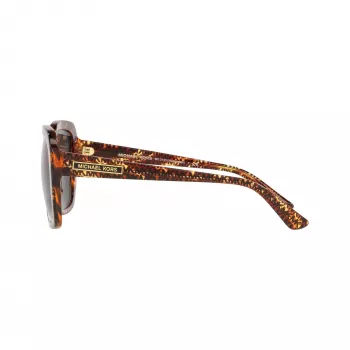 Michael Kors Women's MK2140-366787 Square Sunglasses, Dark Tortoise Frame, Brown Gradient Lens, 55/18/140 mm