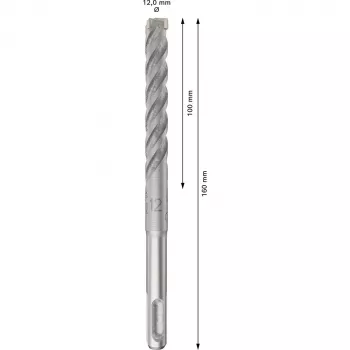 Burghiu ciocan BOSCH 2608833905 PRO SDS Plus-5X 12x100x160 mm