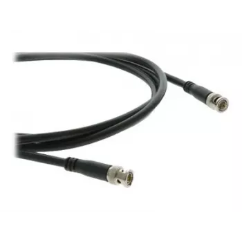 Cablu video coaxial Kramer C-BM/BM-100, BNC tată la BNC tată, 30,5 m, gri închis, 91-0101100
