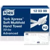 Prosoape de mâini multifold TORK Xpress H2 Advanced, 2 straturi, albe, 2850 foi (120399)