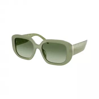 Ochelari de soare pătrați pentru femei Tory Burch TY7218U20228E, ramă maro Havana, lentile maro gradient, 54mm