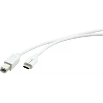 Cablu Kramer Electronics C-USB/CB-6 USB 2.0, USB-C tată la USB-B tată, 1,8 m, alb 96-02357106