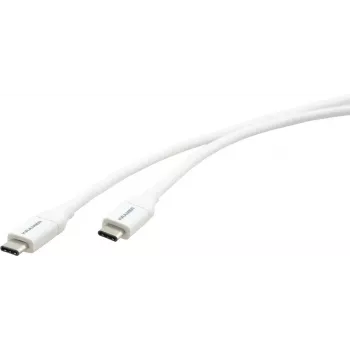 Cablu Kramer Electronics C-USB/CB-6 USB 2.0, USB-C tată la USB-B tată, 1,8 m, alb 96-02357106