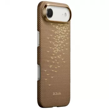 Husă MagSafe ultra-slim PITAKA pentru iPhone Air Golden Glint