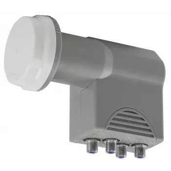 LNB Quattro AXING SCO 4-10, feedhorn 40 mm, 4 ieșiri, pregătit UHD/3D SCO00410
