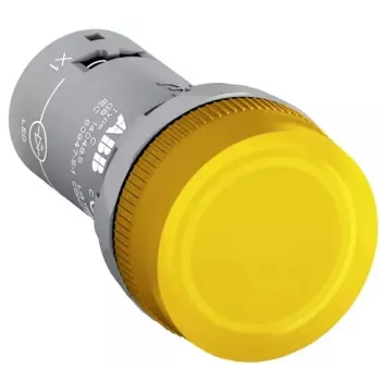 Lampă indicatoare LED galbenă ABB CL2-502Y 24V AC/DC, 22 mm 1SFA619403R5023