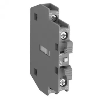 Bloc de contacte auxiliare ABB CAL19-11, 1NO+1NC, montaj frontal, borne cu șurub 1SFN010820R1011