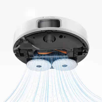 Robot aspirator JONR T5 Pro Gen2 cu funcție de ștergere, alb