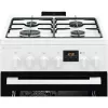 Aragaz pe gaz Electrolux LKK560232W cu cuptor electric, 58 L, alb
