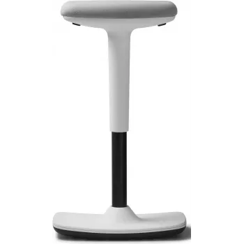 Scaun rotativ tapițat DAUPHIN Trendoffice to-swift, fibră de poliester albă, cadru din plastic alb 9299KVWFWKVWS73GSR10UGS165031