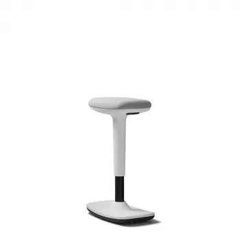 Scaun rotativ tapițat DAUPHIN Trendoffice to-swift, fibră de poliester albă, cadru din plastic alb 9299KVWFWKVWS73GSR10UGS165031