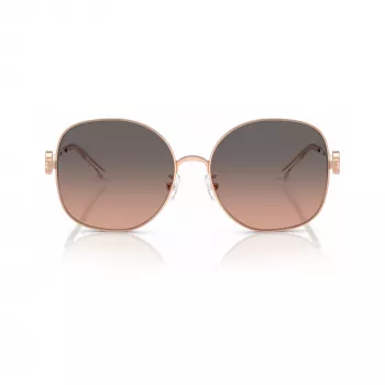 Ochelari de soare pentru femei Tory Burch TY6112-3358G9, ramă Havana, lentile maro gradient, 56 mm