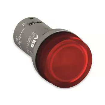 Lampă de semnalizare ABB CL2-502R, roșie, 24V AC/DC, LED, 22mm 1SFA619403R5021