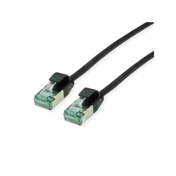 Cablu patch U/FTP ROLINE RM Cat.6A/Class EA SLIM negru 3m - FTP (21.45.3356)