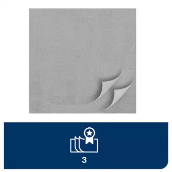 Șervețele de masă TORK Soft Dinner Advanced Anthracite, 3 straturi, 39 x 39,5 cm, 100 buc. (509401)