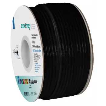 Cablu coaxial AXING SKB 94-11, cu triplă ecranare, 100 m, alb SKB09411