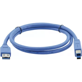 Cablu Kramer C-USB3/AB-6 USB 3.0, USB-A tată la USB-B tată, 1,83 m, albastru 96-0235006