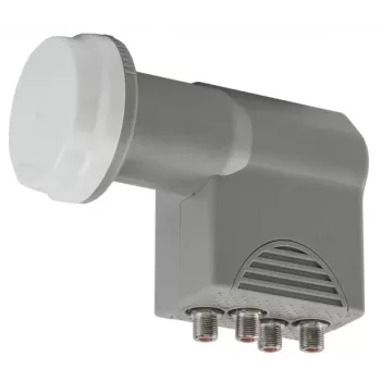 LNB Quad AXING SCO411 (SCO00411) - LNB universal cu 4 ieșiri pentru recepție satelit