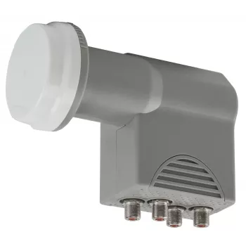 LNB Quad AXING SCO411 (SCO00411) - LNB universal cu 4 ieșiri pentru recepție satelit