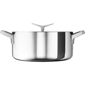 Electrolux E9KLSA11 Oală cu capac, 3 L, rotundă, crom