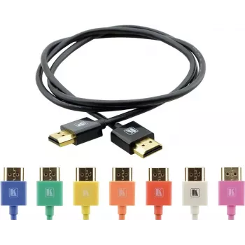 Cablu HDMI High-Speed Kramer C-HM/HM/PICO/BK-5 cu Ethernet - 1,52 m, negru 97-0132005