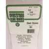 Placă de polistiren Evergreen 9010 300 x 150 x 0,25 mm, alb, pachet de 4