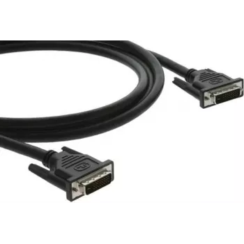Cablu DVI-D Dual Link Kramer C-DM/DM-6, 1,8 m, turnat, negru 94-0101006