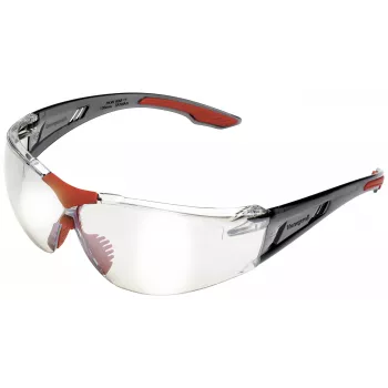 Ochelari de protecție Honeywell AIDC 1035641 cu lentile clare, ramă roșie