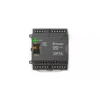 Modul de extensie analogic Arduino Opta AFX00007 - 4 intrări analogice configurabile, 2 ieșiri analogice, 12-24 VDC, șină DIN