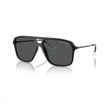 Ochelari de soare bărbați Armani Exchange AX4150SU, ramă neagră, lentile gri, 59/15/145 mm AX4150SU80588