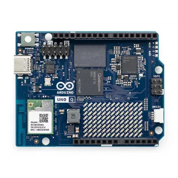 Placă de dezvoltare Arduino Uno Q ABX00162, 2 GB / 16 GB eMMC, 4 x 2,0 GHz
