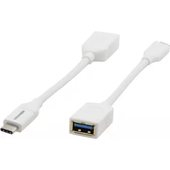 Cablu USB 3.2 Gen 1 Kramer Electronics ADC-USB31/CAE, USB-C la USB-A, alb, 0,91 m 99-97210005